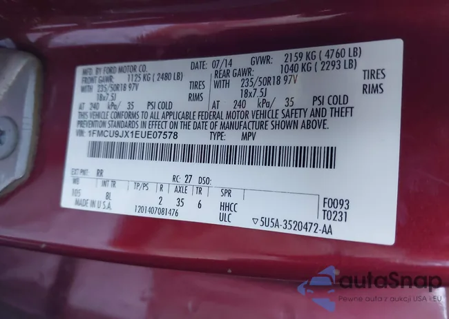 1FMCU9JX1EUE07578: 44005259