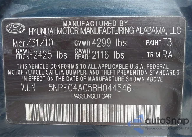 5NPEC4AC5BH044546: 44005338