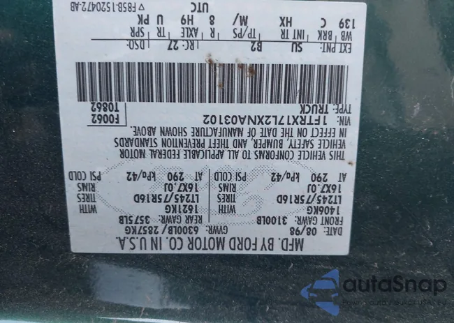 1FTRX17L2XNA03102: 44005368