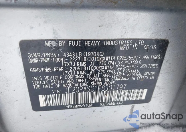 JF2GPASC1F8301797: 44006664