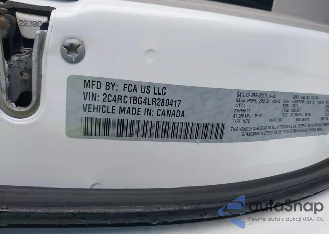 2C4RC1BG4LR280417: 44006765