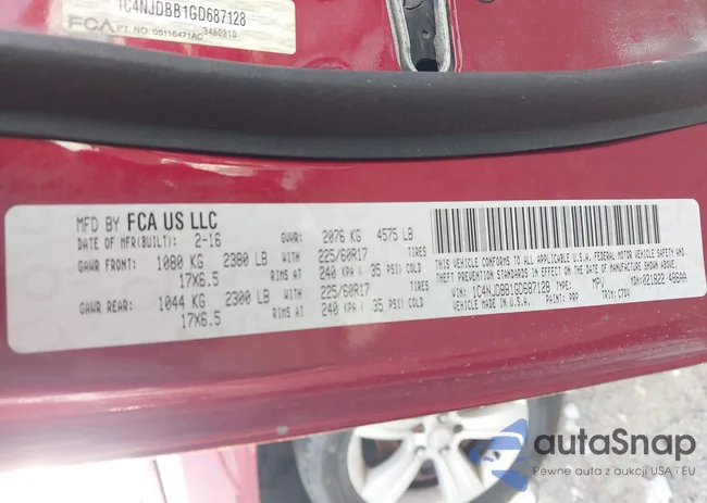 1C4NJDBB1GD687128: 44006811