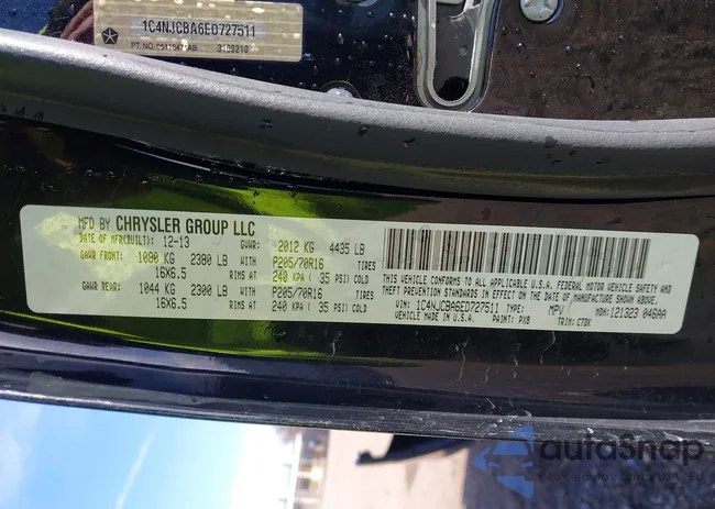 1C4NJCBA6ED727511: 44006892