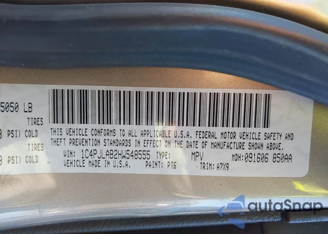1C4PJLAB2HW548555: 44006948