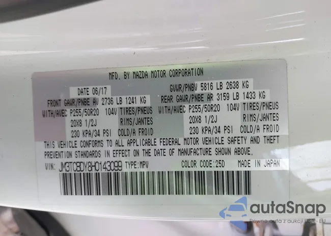 JM3TCBDY8H0143099: 44006957