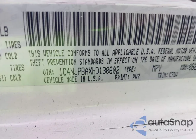 1C4NJPBAXHD130602: 44006958