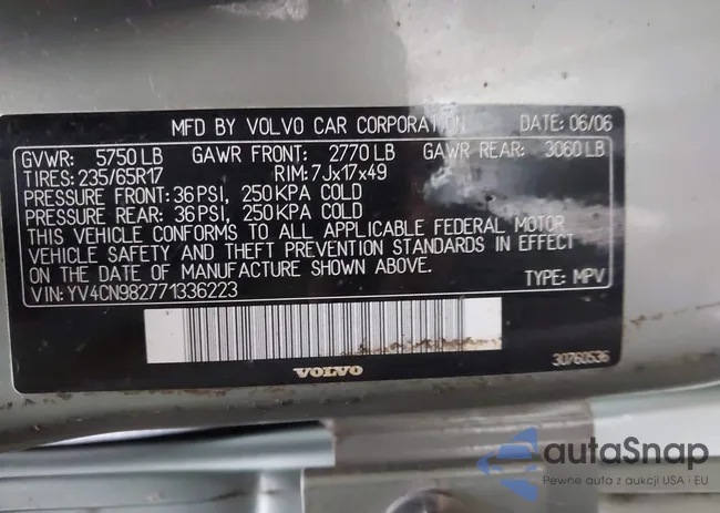 YV4CN982771336223: 44007144