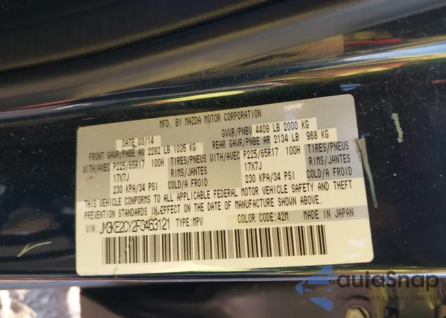 JM3KE2CY2F0463121: 44007189