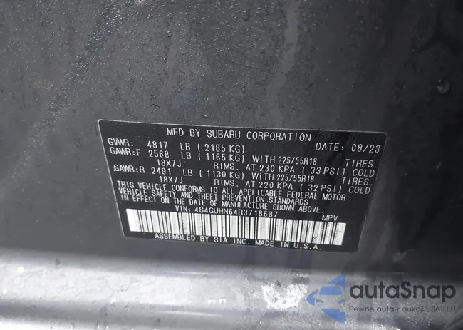 4S4GUHN64R3718687: 44006282