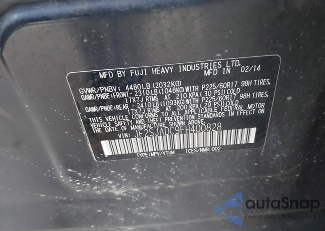 JF2SJADC9FH400828: 44006359