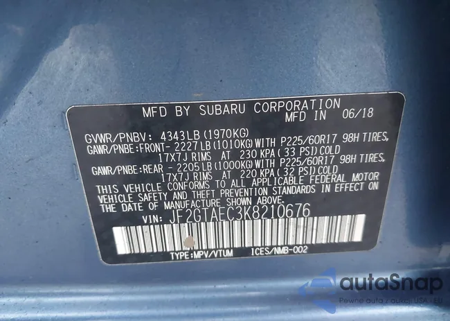 JF2GTAEC3K8210676: 44006376