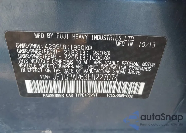 JF1GPAR63EH227074: 44006392