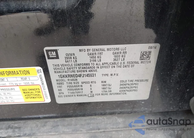 1GKKRNED4FJ145931: 44006449