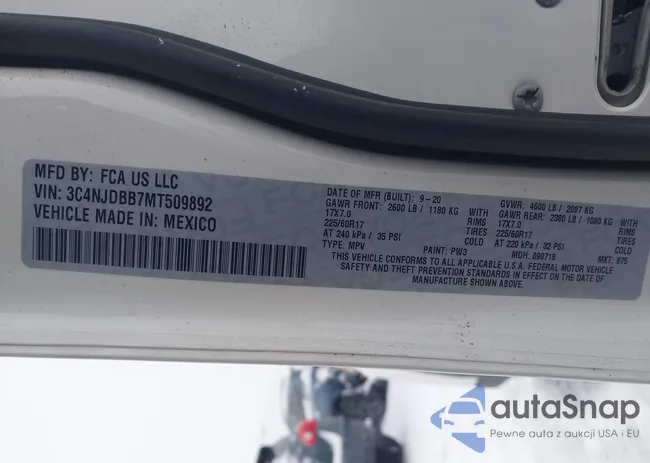 3C4NJDBB7MT509892: 44007724