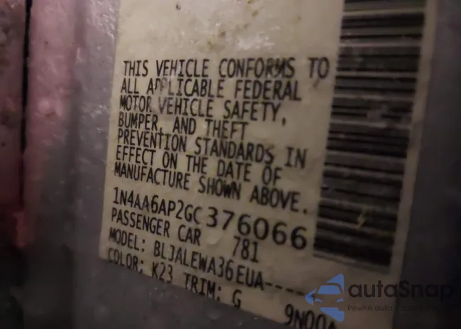 1N4AA6AP2GC376066: 44007766