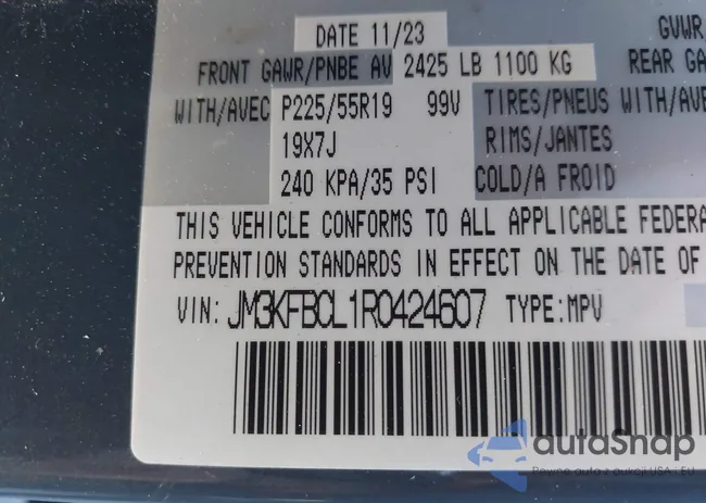 JM3KFBCL1R0424607: 44007891