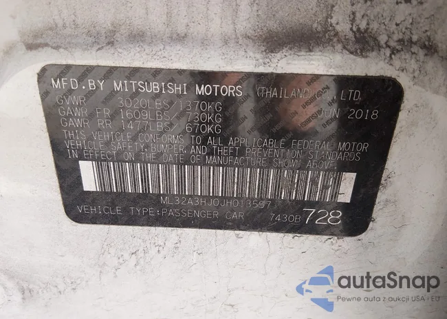 ML32A3HJ0JH013597: 44007895