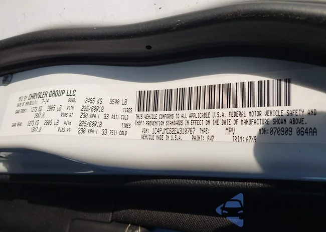 1C4PJMCS2EW310767: 44007949