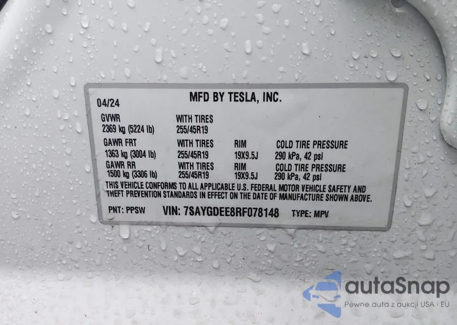 7SAYGDEE8RF078148: 44007969