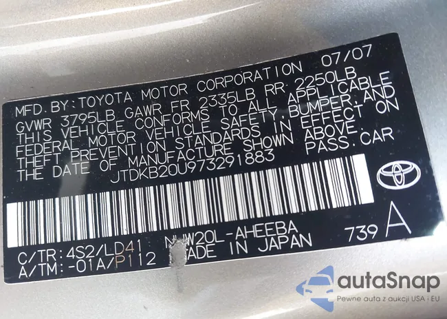 JTDKB20U973291883: 44008015