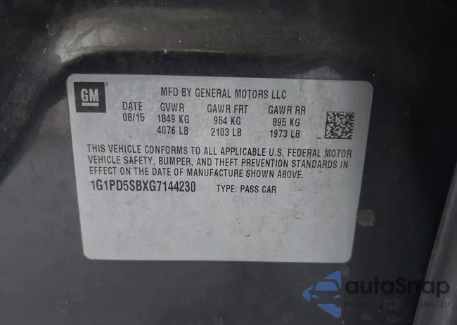 1G1PD5SBXG7144230: 44008090