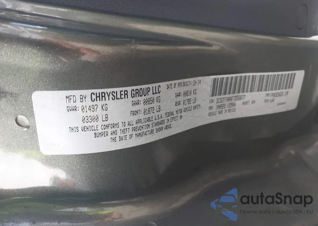 3C3CFFAR0FT558877: 44008142