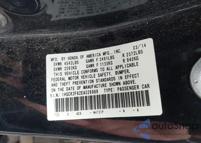 1HGCR3F82EA026989: 44007252