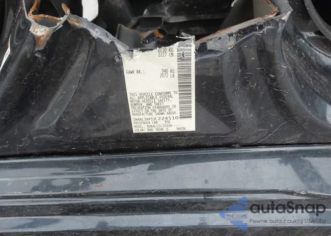 1N4AL3AP3JC224510: 44007360