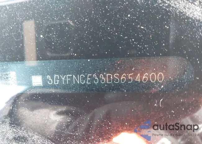 3GYFNCE33DS654600: 44007526