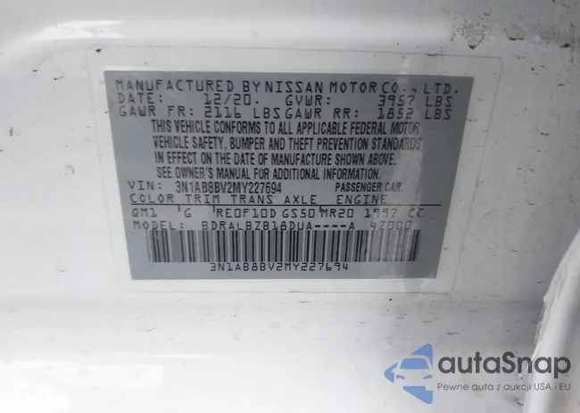 3N1AB8BV2MY227694: 44008866