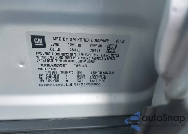 KL7CJNSM4NB545327: 44008878