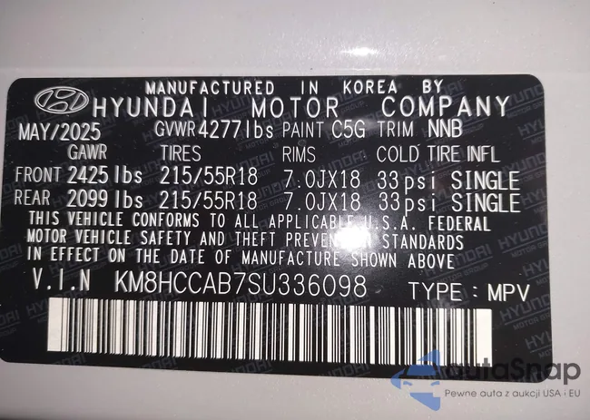 KM8HCCAB7SU336098: 44008903