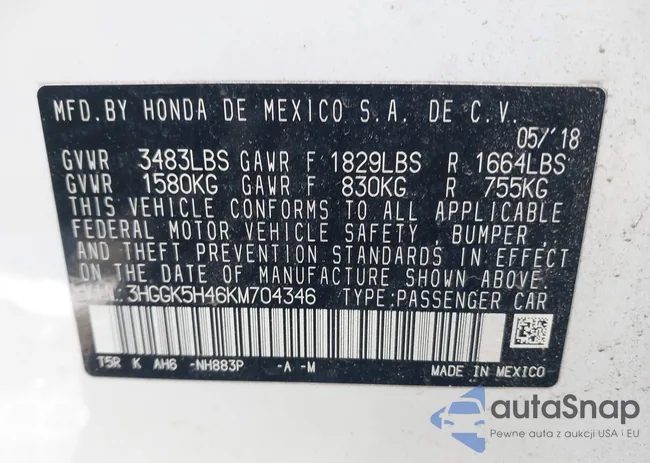 3HGGK5H46KM704346: 44008911