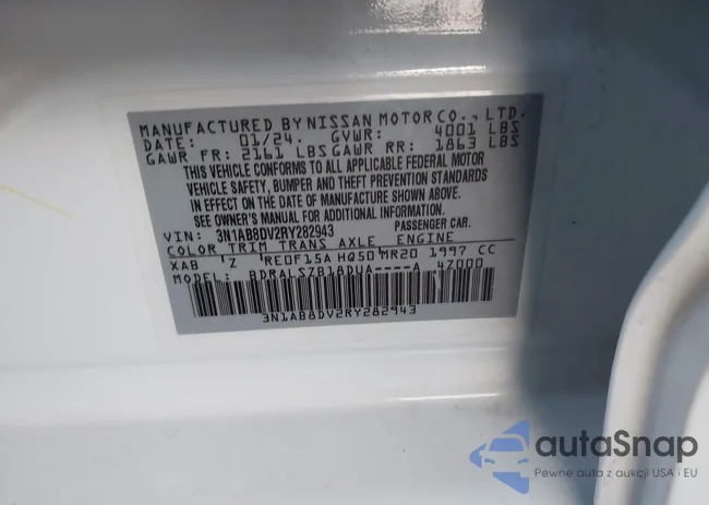 3N1AB8DV2RY282943: 44009014