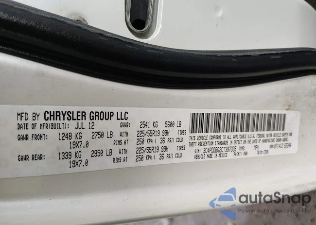 3C4PDDBG2CT397335: 44009146