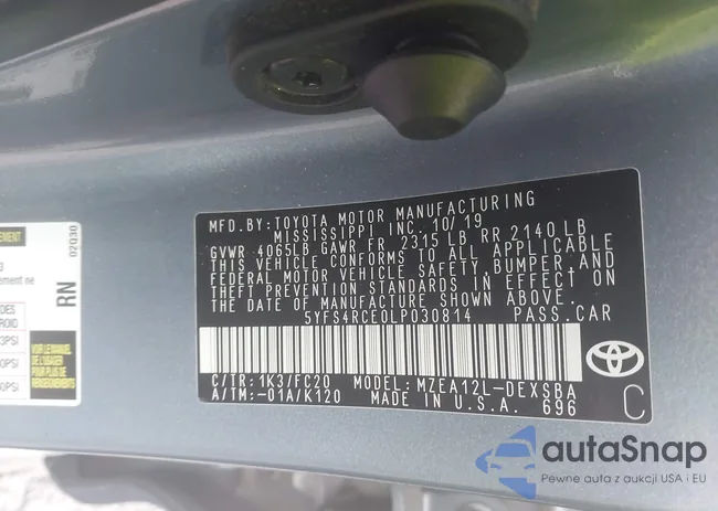 5YFS4RCE0LP030814: 44008270