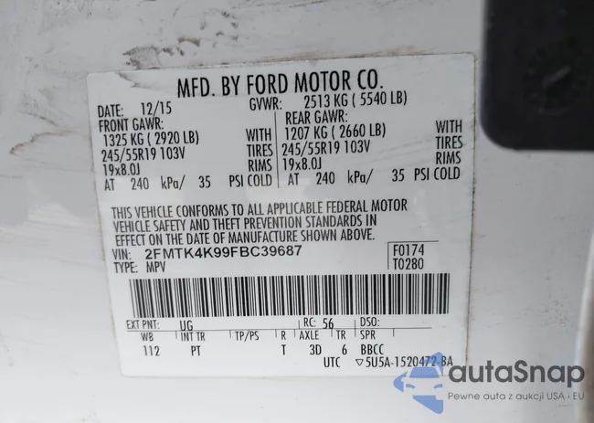 2FMTK4K99FBC39687: 44008484