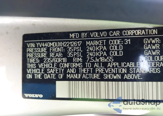 YV440MDUXH2212617: 44008489