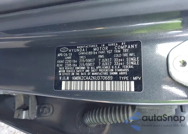 KM8K2CAA2KU370689: 44009785