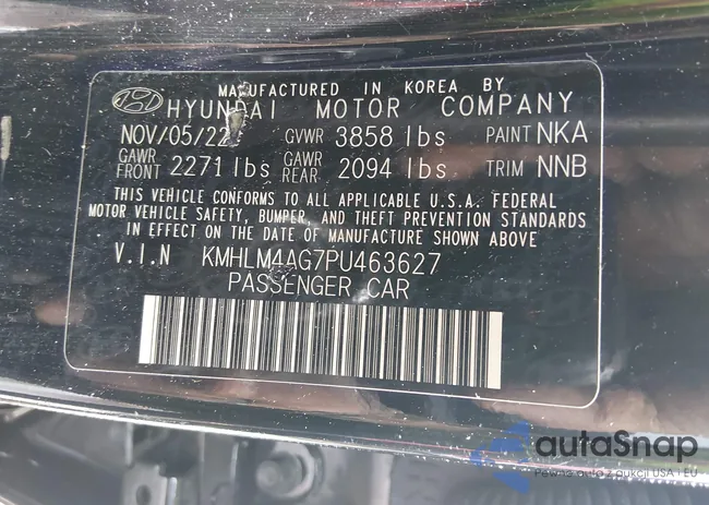 KMHLM4AG7PU463627: 44009883