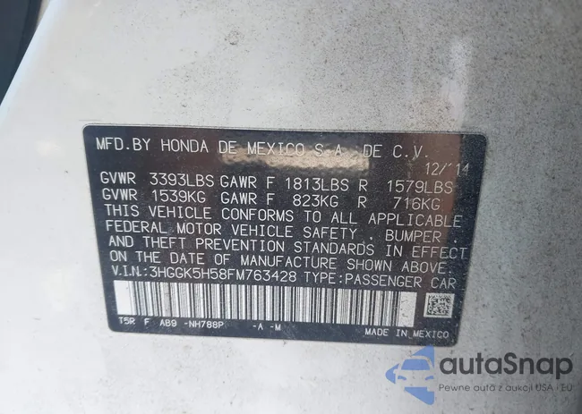 3HGGK5H58FM763428: 44009889