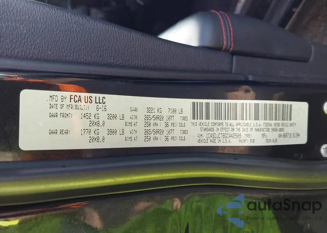 1C4SDJCT8GC442509: 44009896