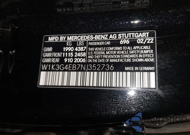 W1K3G4EB7NJ352736: 44009899