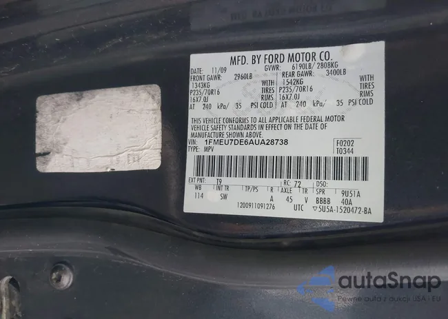 1FMEU7DE6AUA28738: 44009932