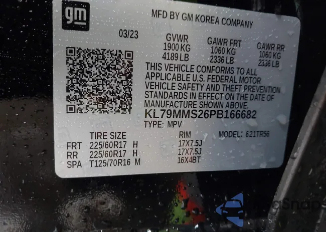 KL79MMS26PB166682: 44009952