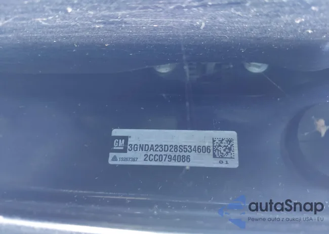 3GNDA23D28S534606: 44010119