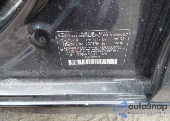 5NPDH4AE5BH016485: 44010189