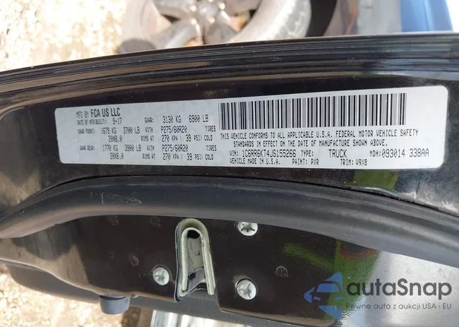 1C6RR6KT4JS155266: 44009287