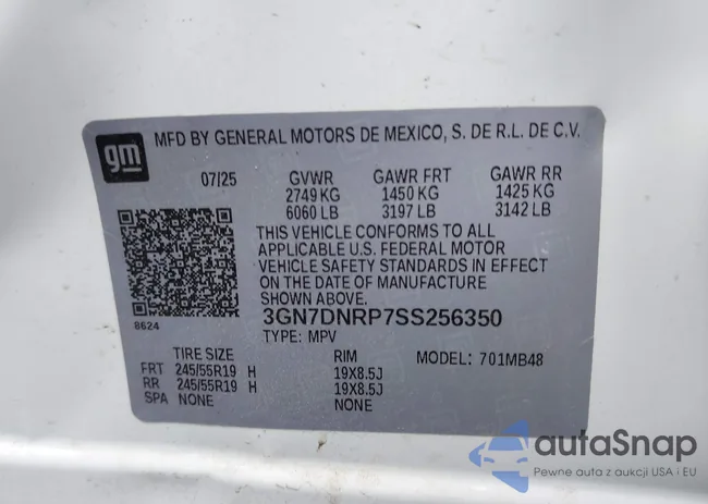 3GN7DNRP7SS256350: 44009292