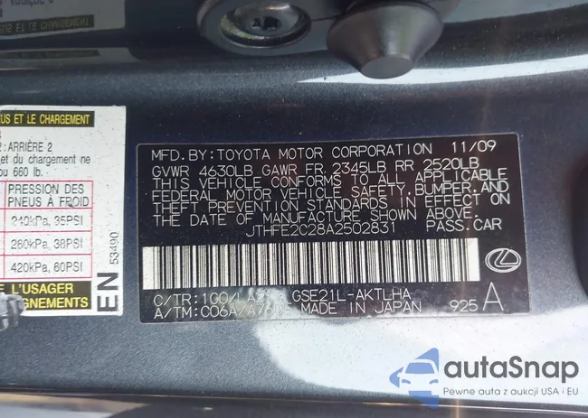 JTHFE2C28A2502831: 44009448